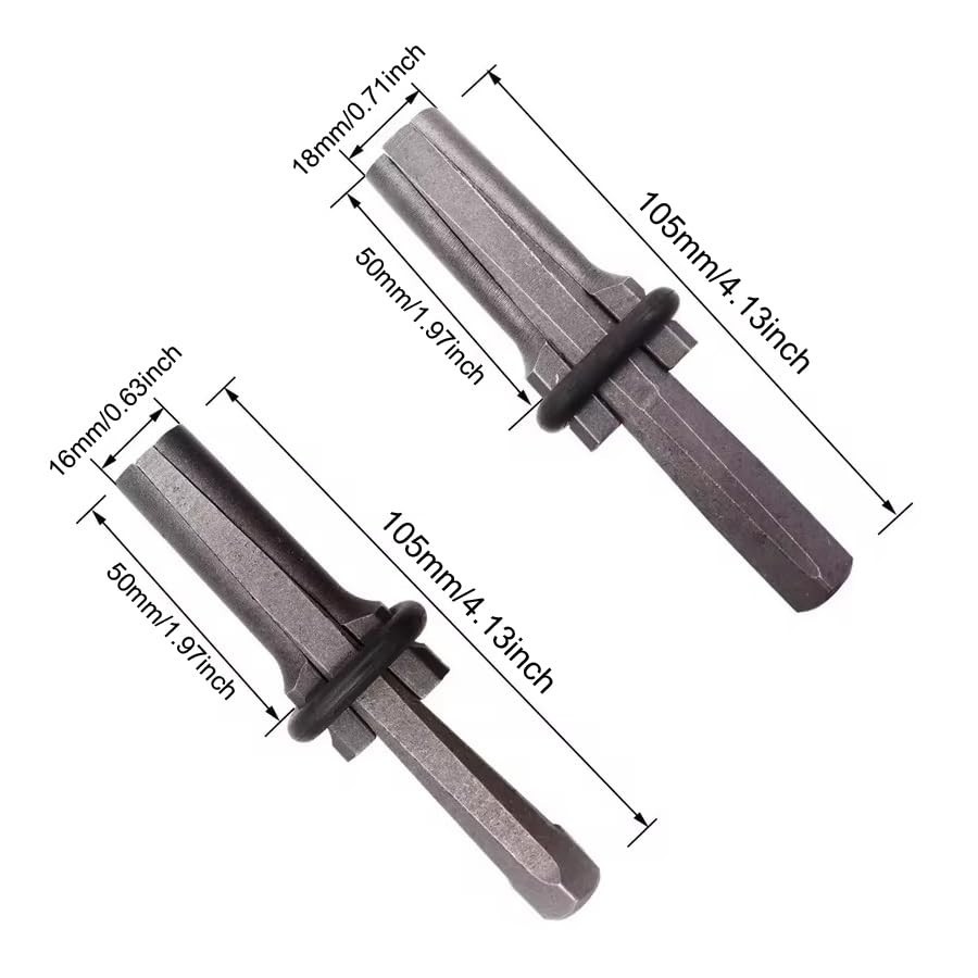 2 Pack Heavy Duty Stone Splitter Tools - Wedge & Feather for Precision Splitting