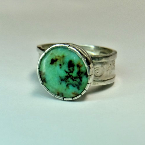 Original Turquoise Ring Augustus Caesar Low Number