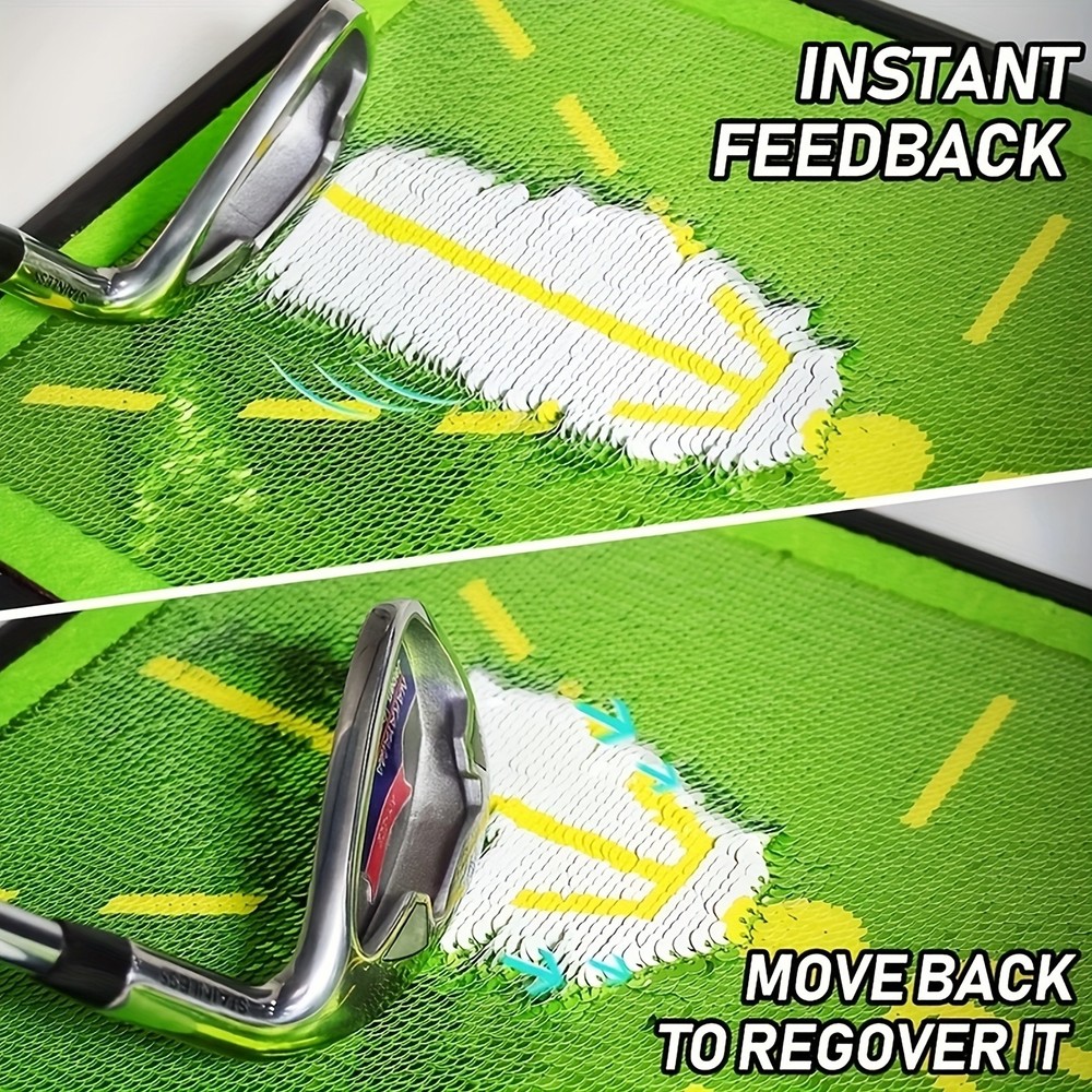 Golf Swing Training Mat-Instant Feedback for Swing Detection & Skill Improvement