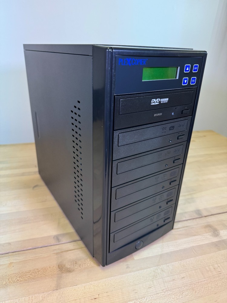 PlexCopier 1 to 5 DVD CD Plextor Disc Copy Duplicator System Tower