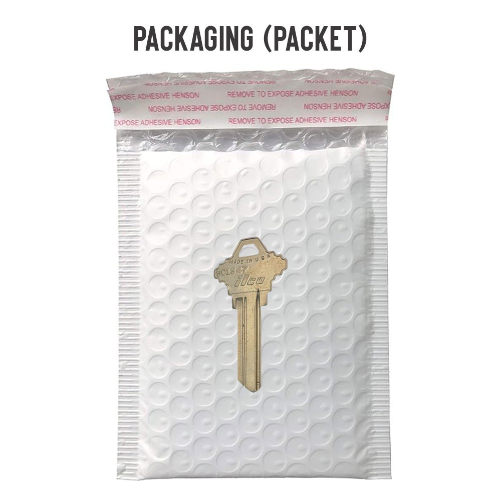 SC1347 Key Blank 6-PIN Brass
