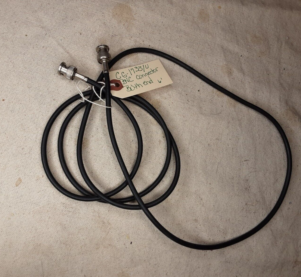 Refurbished CG-1733/U BNC 6' Connector on Both Ends