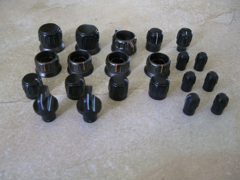 Yaesu FT-1000MP (Plain) Front panel Knob set (less VFO) in Excellent shape