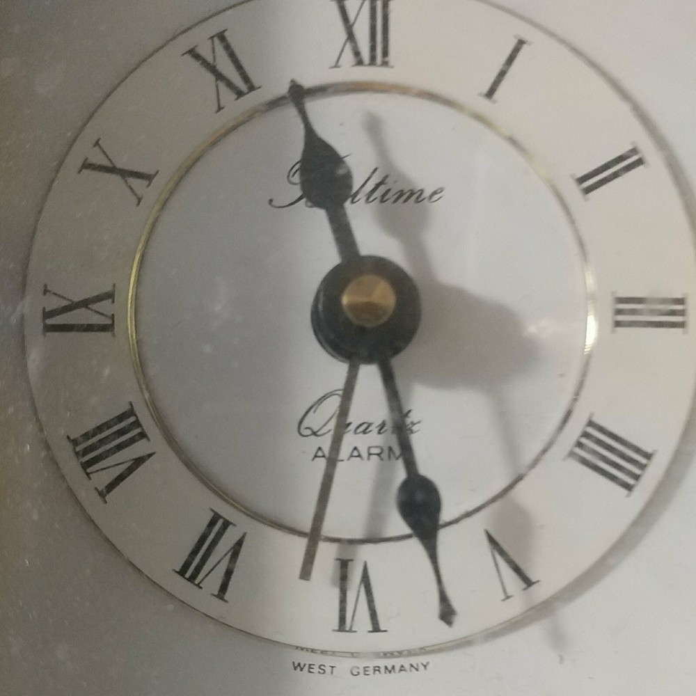 beltime brass Carriage/ship clock with case west germany