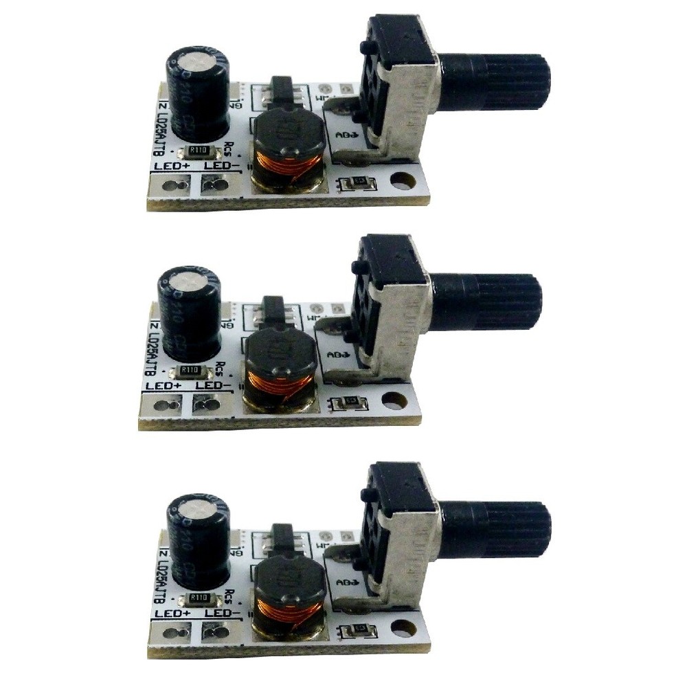 3 PCS DC 6-24V 20W Adjustable Brightness LED Driver PWM Controller