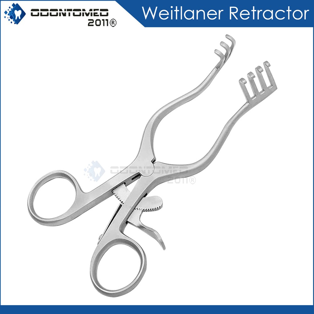 Weitlaner Retractor 4.5" 3x4 Prong Blunt Surgical Instruments