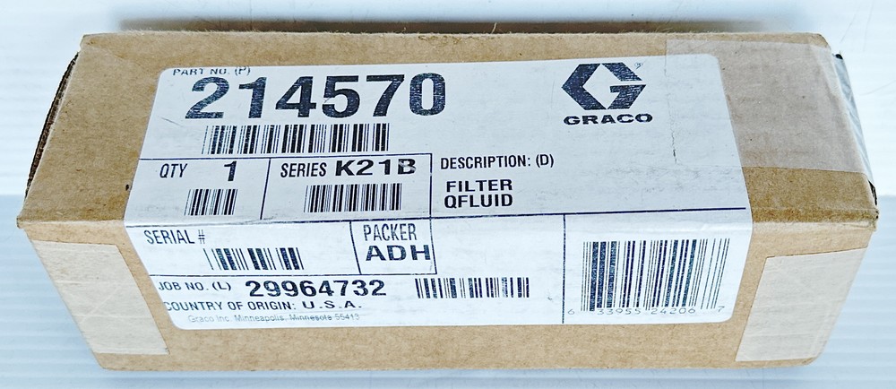 Graco 214570 QFilter Inline Fluid Outlet Filter for Sprayer *NEW*