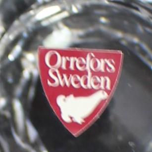 Orrefors Crystal Raspberry Votive Candleholder