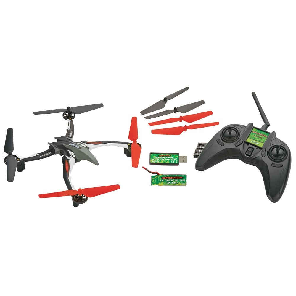 Dromida Ominus Unmanned medium sized - bigger than hand held models, Red