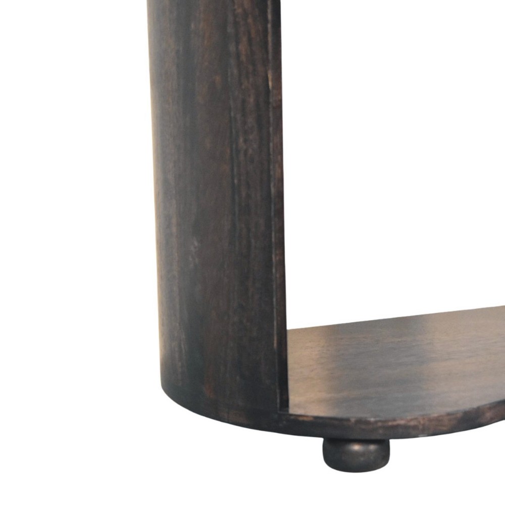 Solid Mango Wood Bedside Table, 1 Drawer, Modern Design, Fully Assembled