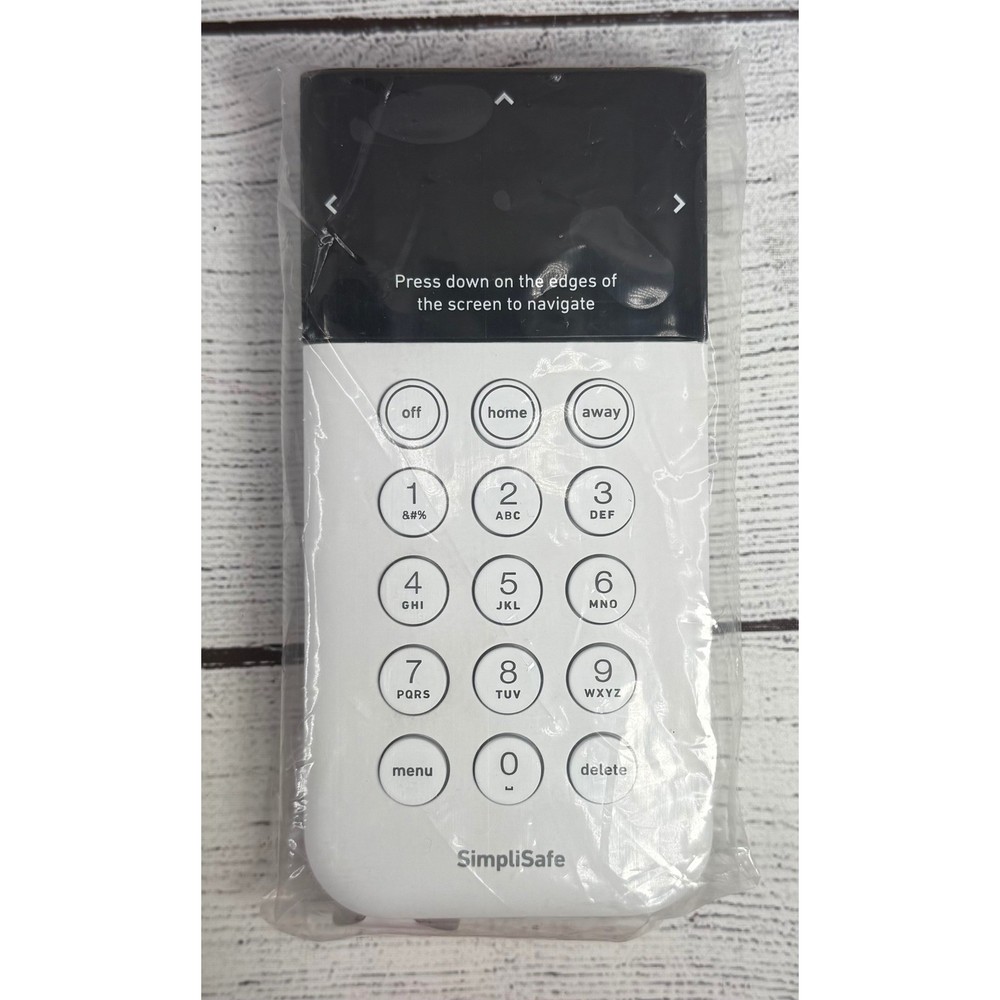 SimpliSafe Home Security System Base Station SSBS3 Keypad Sensors Bundle White