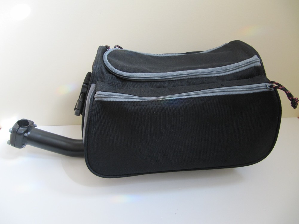 DELTA Trunk Bag Black & Beam Rack Klick Fix/Quick Release.