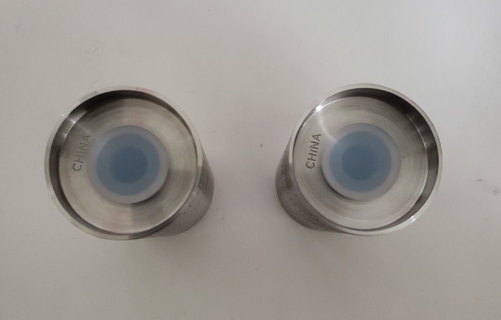 Snap on Tools 1 Pack SALT & PEPPER Shakers Sockets shape Set Silver NEW!!!!!!!!!
