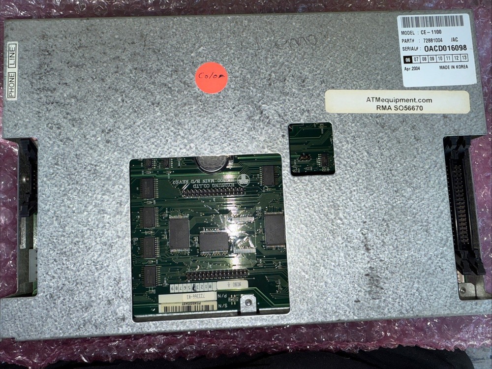 Hyosung ATM Machine Main Computer CE-1100 728810-04 Untested !