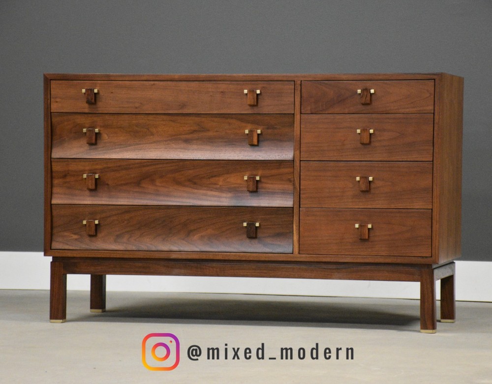 Refinished Walnut Credenza by Edward Wormley for Dunbar