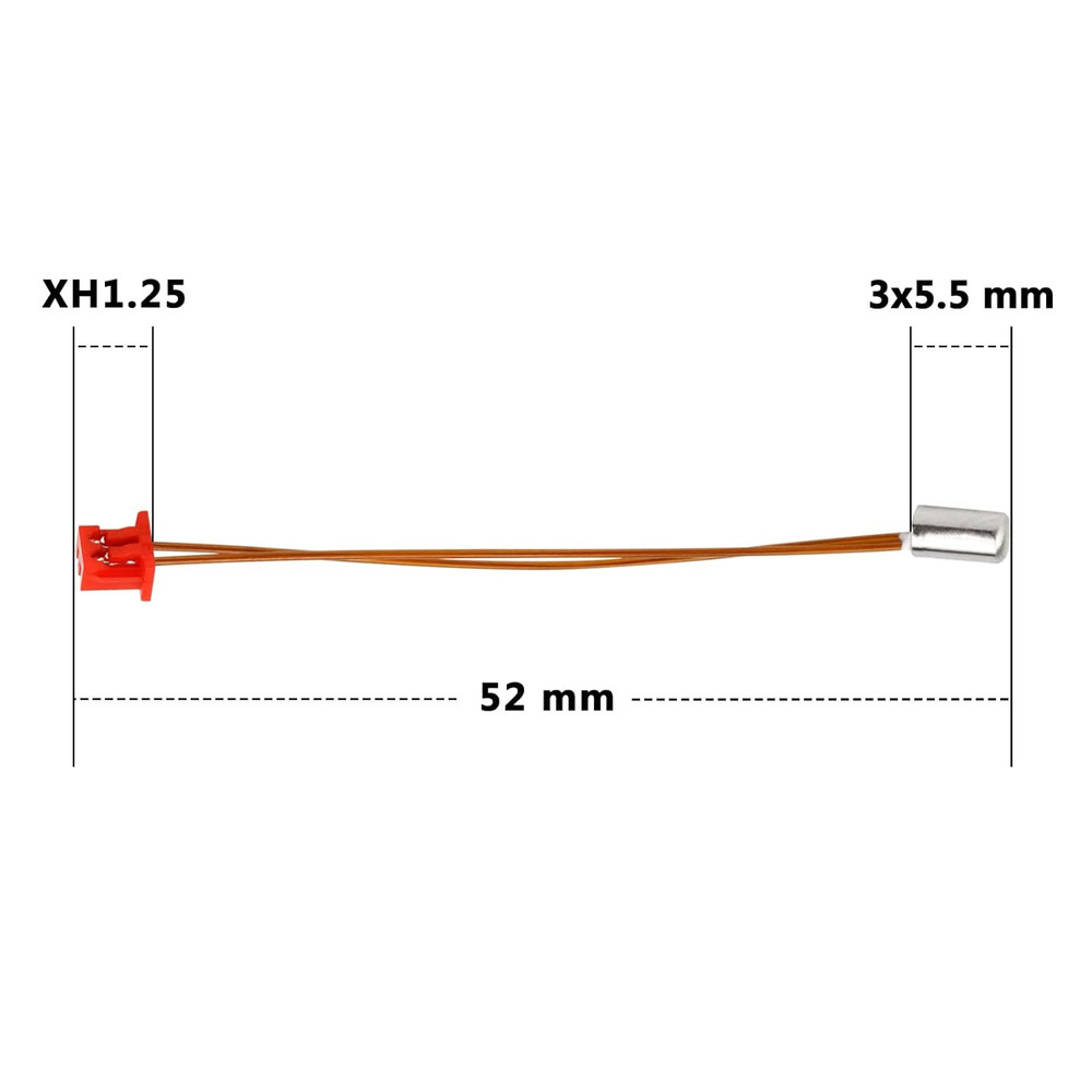 2Pcs Sprite Extruder Pro Temperature Sensor High Temperature Pro Thermistor 300℃
