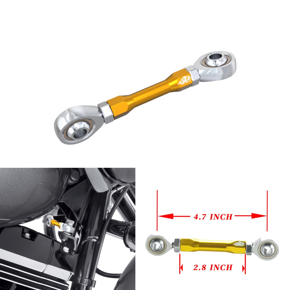 Gold Engine Mount Stabilizer Link for Harley 2009-24 Road Electra Glide FLHX FLH