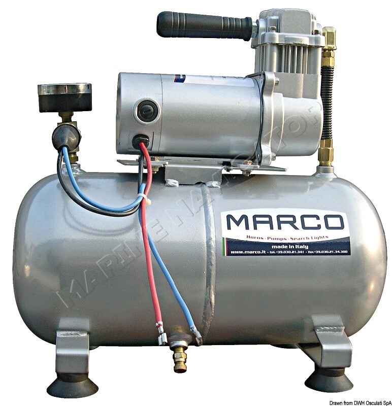 MARCO Horn Compressor Boat Marine 24V