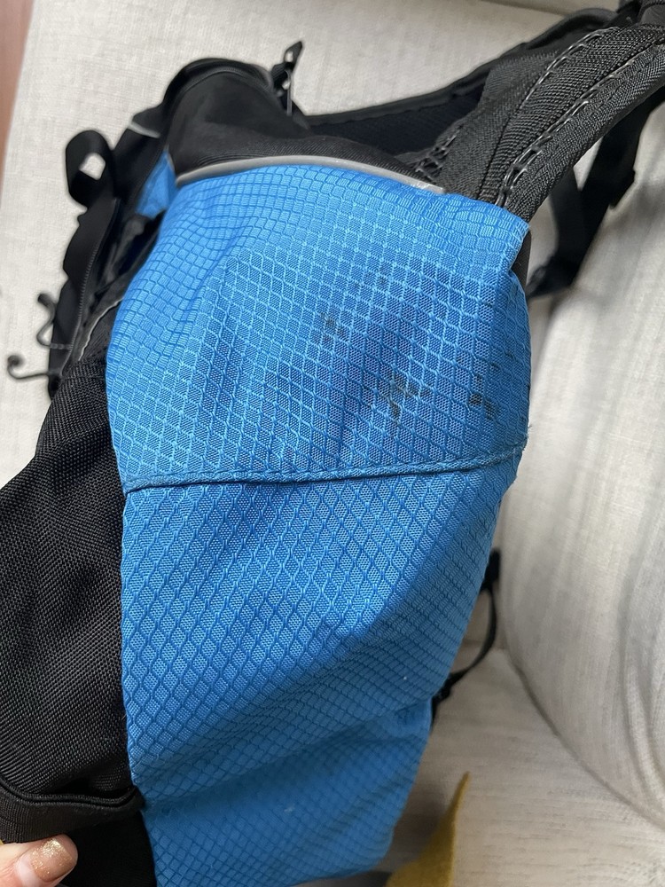 Hi-Tec Hydration Hiking Backpack – Blue & Black (No Bladder) -Preowned