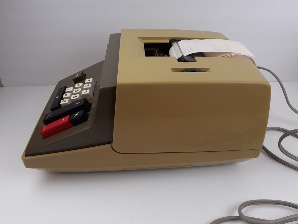 Vintage Citizen CA-10 Calculator Electric Adding Machine w/Cover TESTED