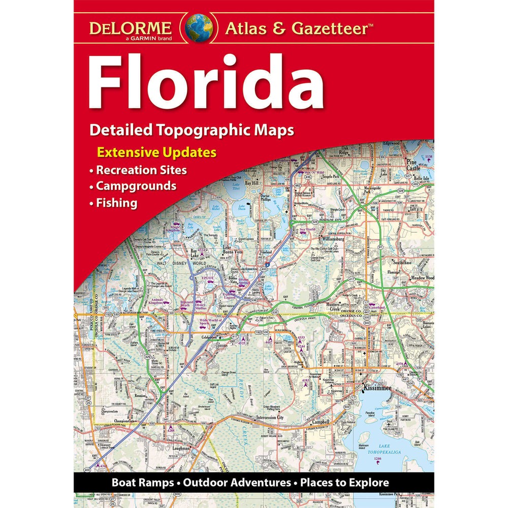 DeLorme Topographic Atlas Florida