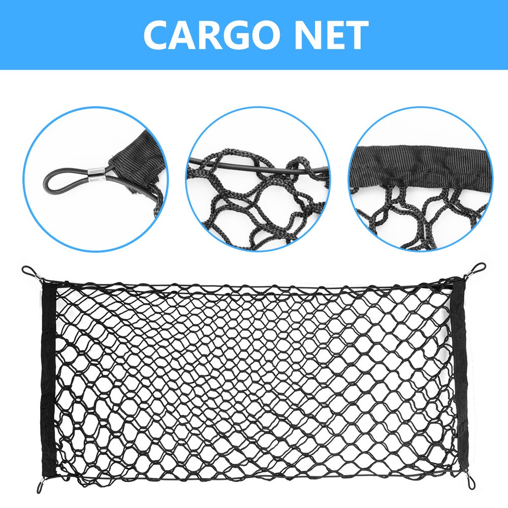 Rear Trunk Envelope Style Mesh Web Cargo Net for DODGE CHALLENGER 2008-2022