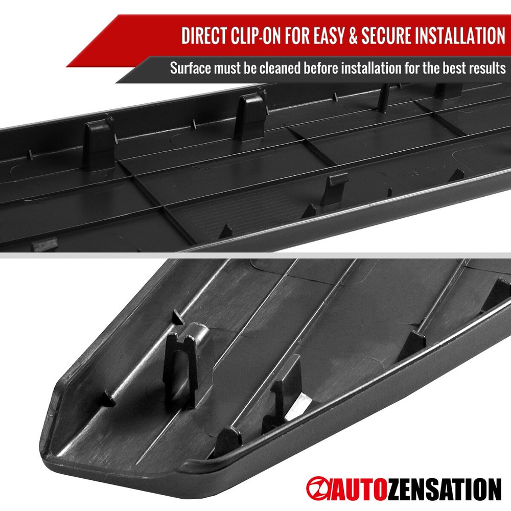 Fit 2013-2018 Frontier Tailgate Molding Cap Top Protector Cover Textured Black