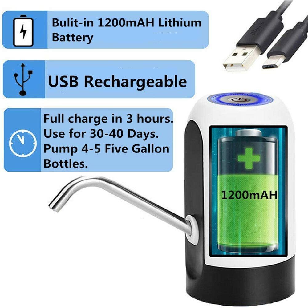 Water Bottle Switch Pump Electric Automatic Universal Dispenser 5 Gallon USB New
