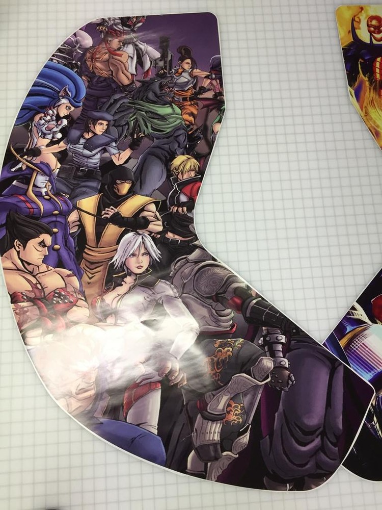 Multicade - MAME - Retrocade Side Art Graphics - Arcade Machine Graphics