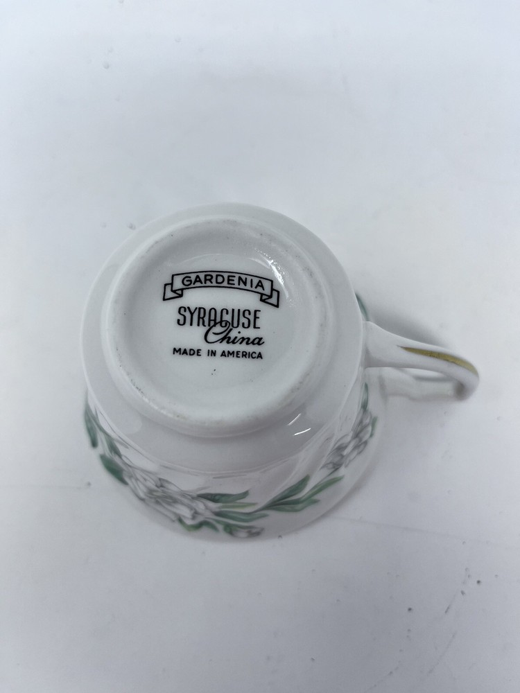 Syracuse China Gardenia Pattern Tea Cup 1950-1967