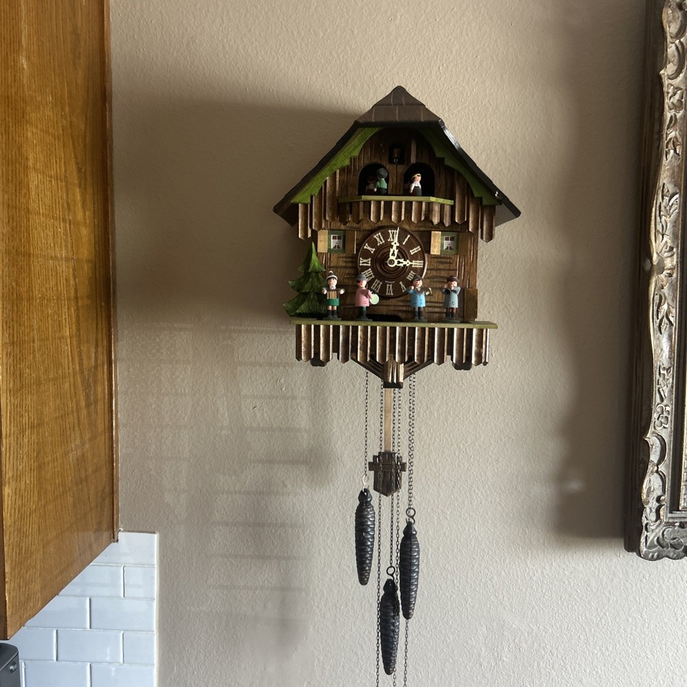 vintage west germany cuckoo clock