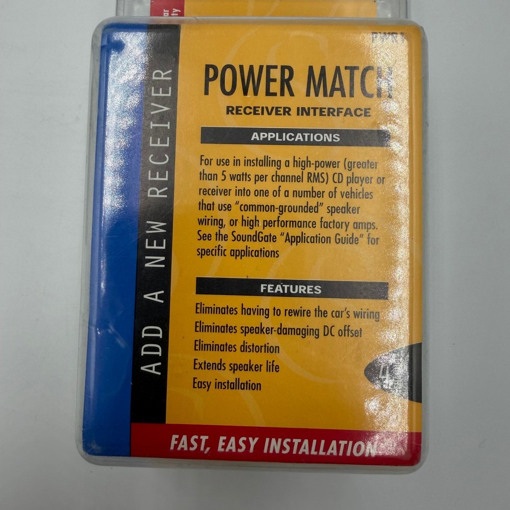 SoundGate PWR1 Power Match Floating Common-Ground Receiver Interface Car Audio