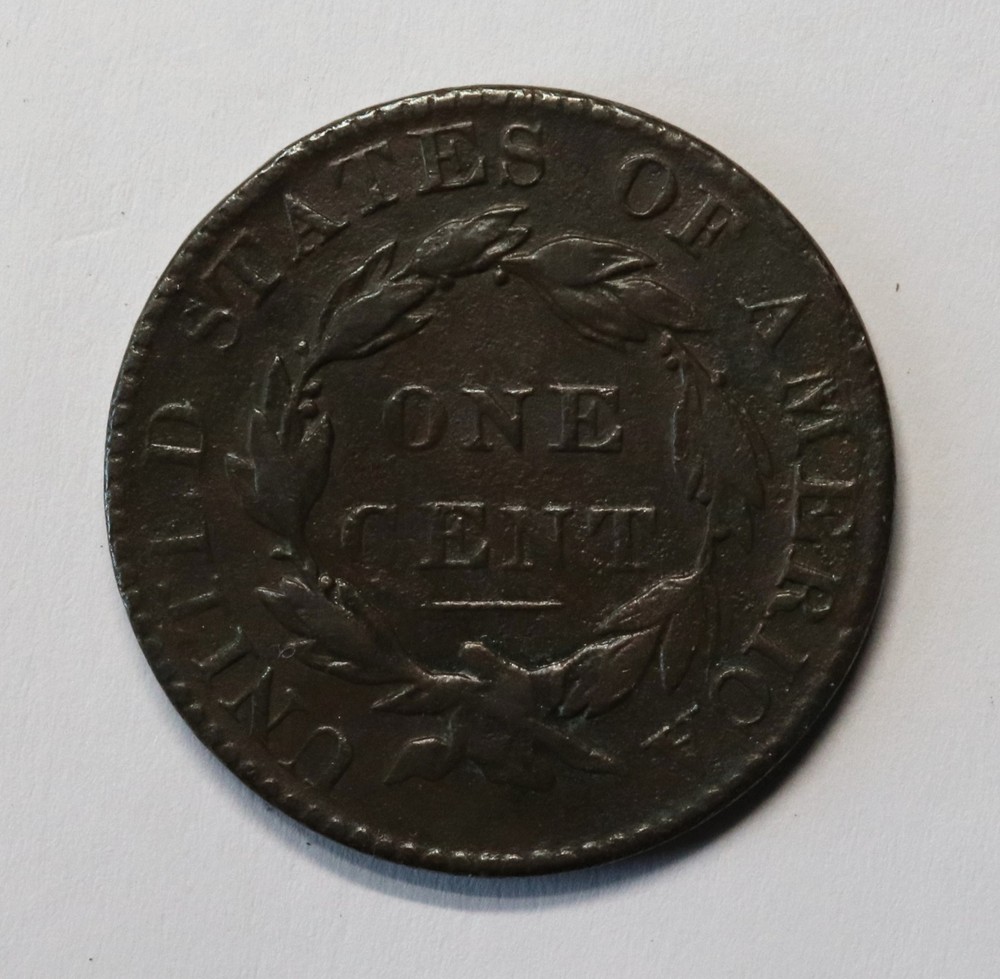 1820 N-5 Small/Small Date Coronet Head Large Cent VF, R3