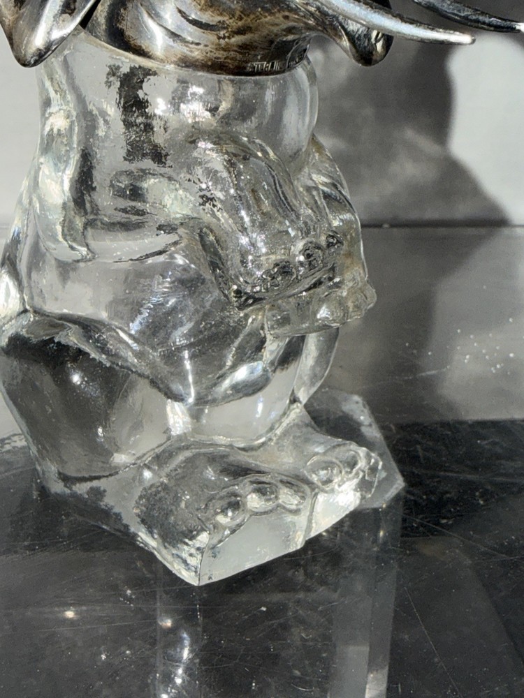 Sterling Silver German Antique Perfume Atomizer Figural Elephant