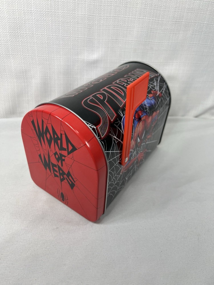 Marvel "World Of Web" Spider-Man Tin Mailbox