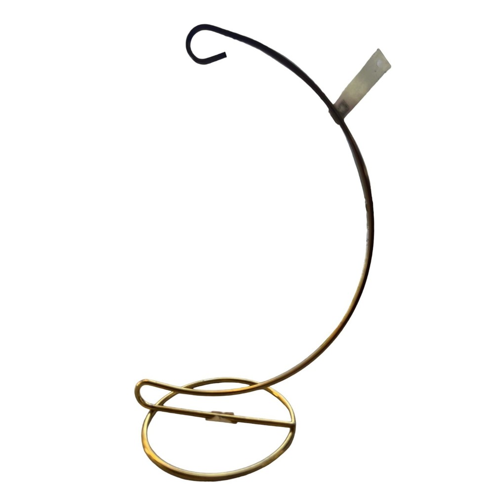 Brass Ornament Holder Hook 7" tall  NWT