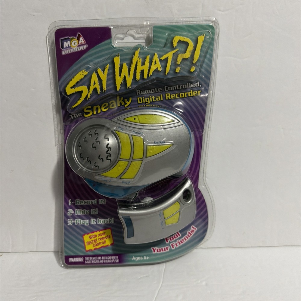 Say What? Remote Controlled Digital Recorder