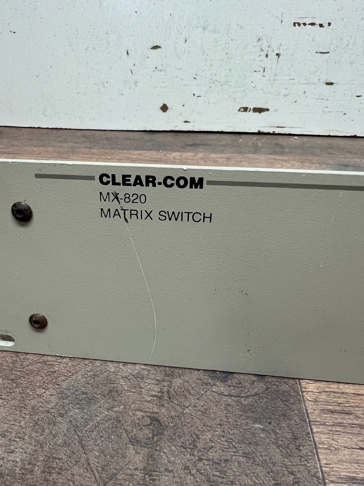 Clear-COM INTERCOM SYSTEM MATRIX SWITCH MX-820
