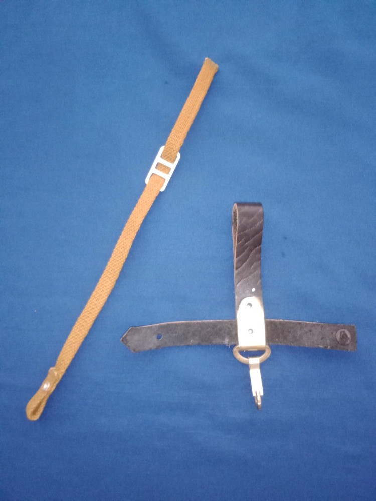 Soviet Russian Knife Bayonet Leather Shoulder Strap Hanger Belt Original Kit GrA