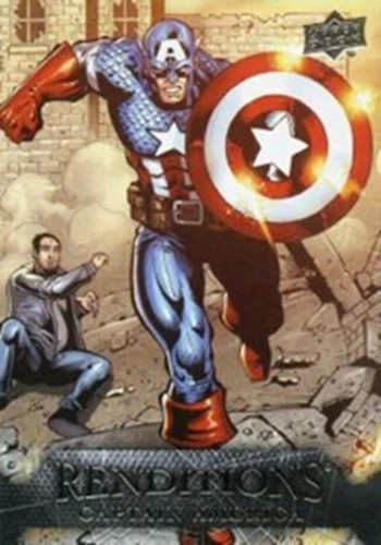 2024 Upper Deck Marvel Renditions: Spider-Man - #79 Captain America!
