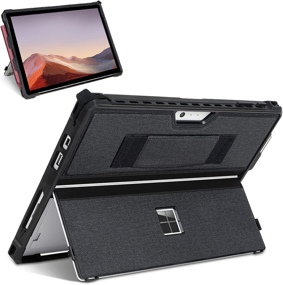 Case for 12.3" Microsoft Surface Pro 7+/7/6/5/4/LTE Protective Rugged Cover Case