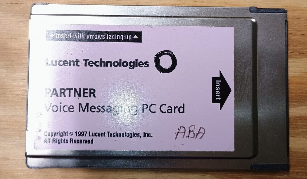 Partner Voice Messaging PC Card