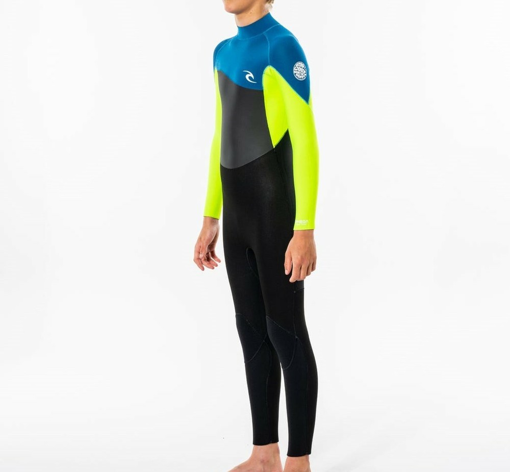 RIP CURL JUNIORS 4/3 OMEGA Back-Zip Wetsuit - BLU - Size 14 - NWT