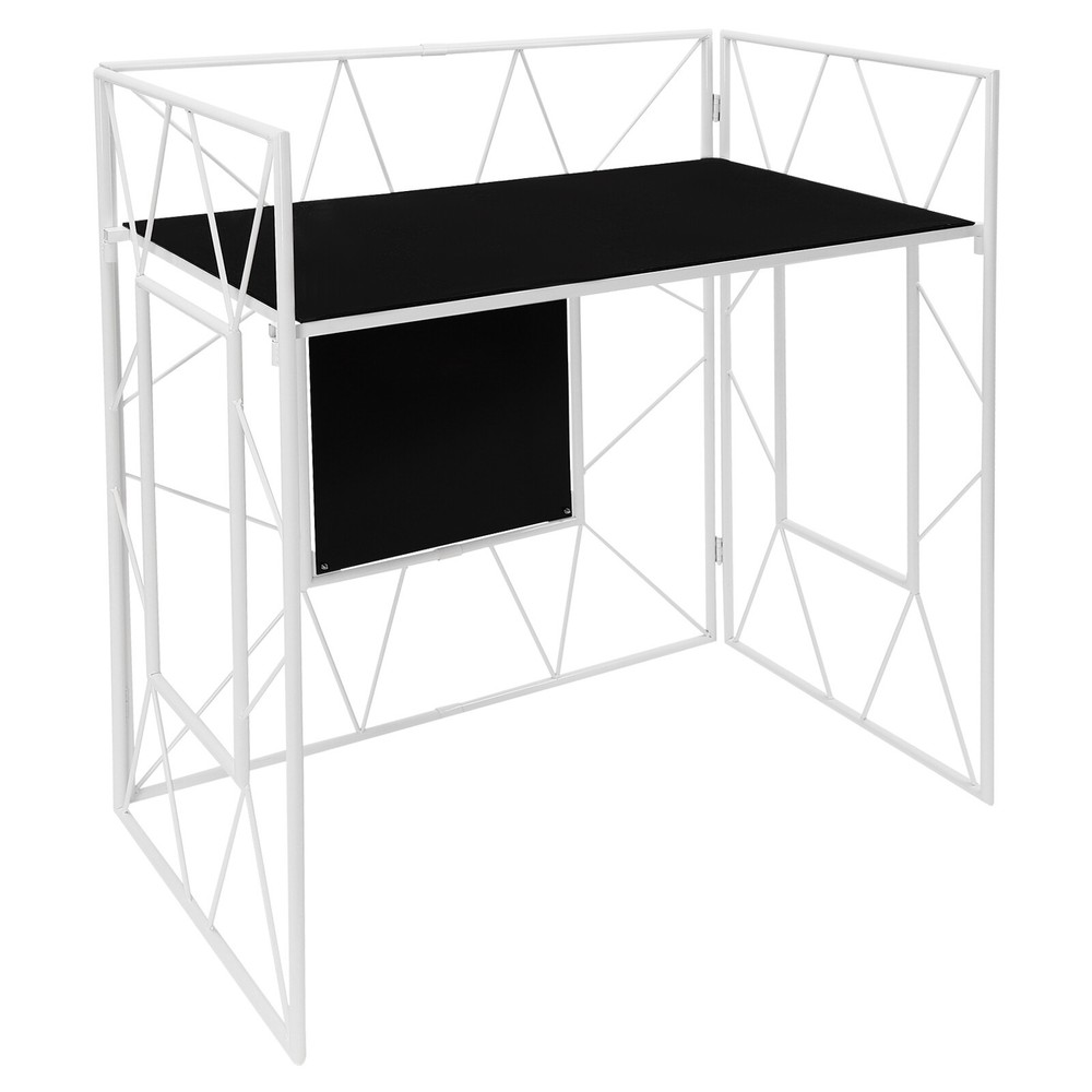 DJ Booth Portable DJ Facade Table Station Event Foldable Tabletop