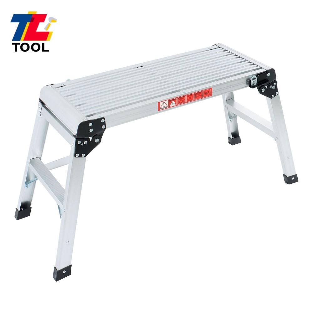High Quality Work Platform 30" Heavy Duty Foldable Aluminum Step Ladder 330 Lbs