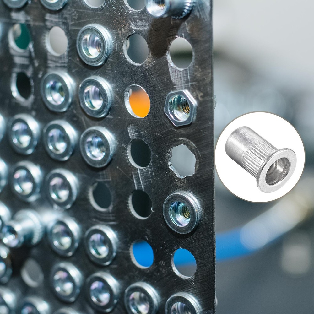 Rivet Nuts (1/4"-20) 40Pcs, Stainless Steel Threaded Insert Nuts