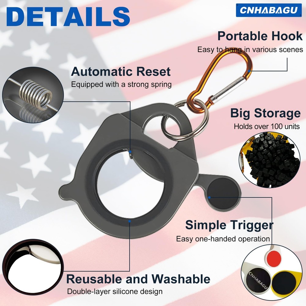 Zip Tie Holder Organizer Cable Tie Organizer Holder for Tool Belt Strong Effi...