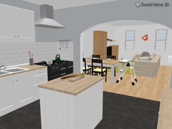 Sweet Home 3D - Graphic Interior Design CAD Architect Software for MAC on CD-ROM