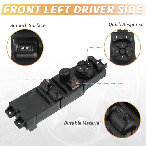 Front Left Driver Side Power Window Switch for Dodge Dakota Window Control