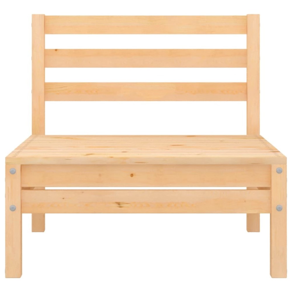 Middle Sofa Natural Pine Solid pine wood Medium Modular